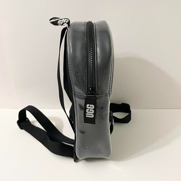 UGG Womens Black Mini Backpack Clear Flaws - Picture 7 of 16